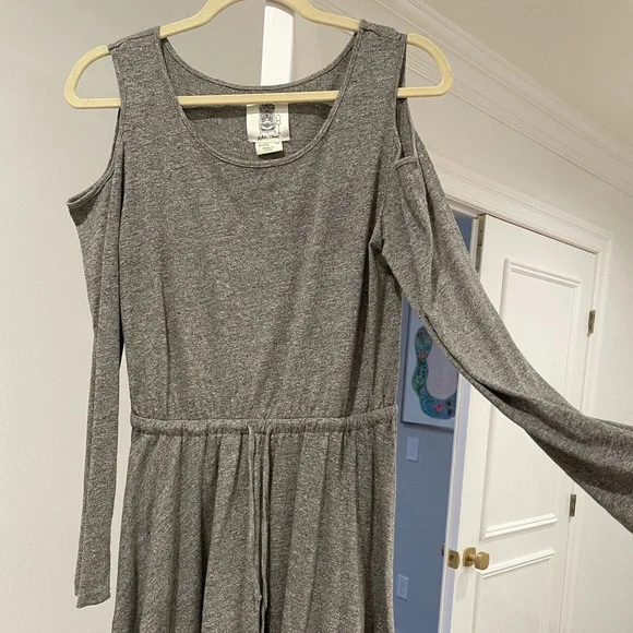 slim fit dress slacks Grey Lace Cold Shoulder Midi Dress  AX Paris US